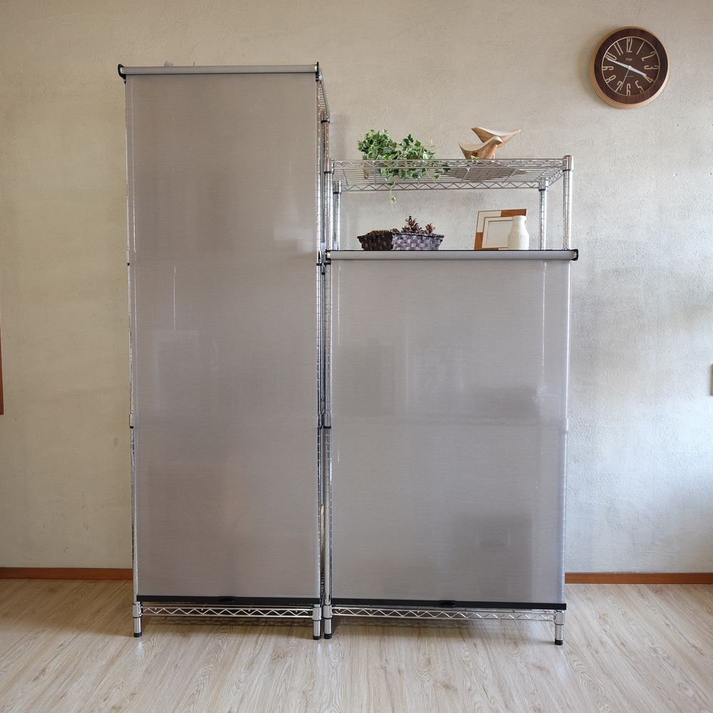 TOSO スチールラック用ロールスクリーン マグネット付き 幅75cm