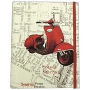 トラベルジャーナルノート「赤いバイク」クリストファーヴァインデザイン 文房具