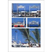 ポストカード サマーカード「船の写真」カラー写真 海 暑中見舞い