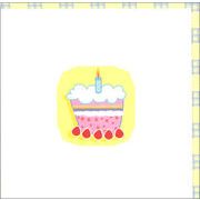 グリーティングカード 誕生日/出産祝い Jelly Bean イラスト 赤ちゃん フレーム