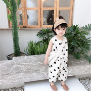 【2022春夏新作】可愛い 女の子 子供服 オールインワン ゆとり 韓国子供服 韓国ファッション
