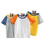 【2022新作子供服】半袖 子供服 3色 男の子 トップス   Tシャツ  韓国風子供服 キッズワンピース  男女兼用