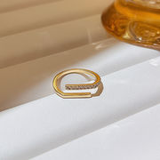新入荷★韓国ファッション アクセサリー  レディース 韓国風 開口指輪 リング 気質 INS風 銅製