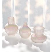 陶製の花瓶 デスクトップ モダンな装飾 洗練された アート ホーム リビングルーム フラワーアレンジメント
