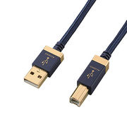 【5個セット】エレコム AVケーブル/音楽伝送/A-Bケーブル/USB2.0/1.0m D