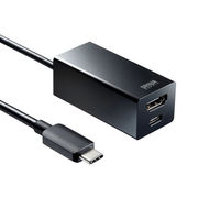 サンワサプライ USB Type-Cハブ付き HDMI変換アダプタ Type-Cハブ2ポー
