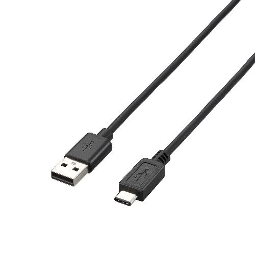 エレコム USB2.0ケーブル(A-TypeC) U2C-AC20BK