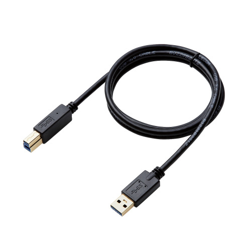 エレコム USB3.0ケーブル/A-Bタイプ/AV売場用/1.0m/ブラック DH-AB3