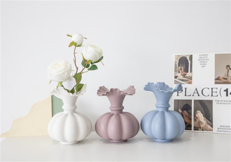陶製の花瓶 アート トレンド 気質 クリエイティブ 装飾 リビングルーム フラワーアレンジメント