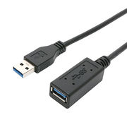 ミヨシ USB3.0延長ケーブル マグネットタイプ 1m USB-EXM301/BK