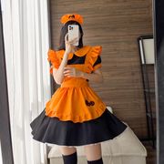 S～6L大きいサイズ★コスプレ メイド服 ハロウィン衣装 可愛い 舞台 ワンピース 3set