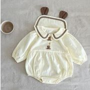 春秋新作 ins クマ 長袖 新生児 連体服 男女兼用 かわいい 子供服 ベビー服