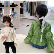 2022 秋新作 女の子 淑女 韓国版 気質 シャツ 上着 長袖 子供服