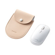 エレコム マウス/Bluetooth/4ボタン/薄型/充電式/3台同時接続/ホワイト M-