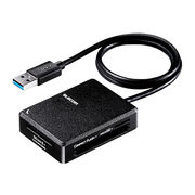エレコム メモリリーダライタ/超高速タイプ/USB3.0対応/ケーブル50cm/SD+mi