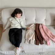 2022秋冬新作 子供服 韓国風子供服 ベビー服 可愛い ロングパンツ ニットパンツ