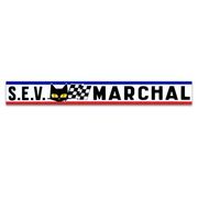 MARCHAL チェッカー レーシング ステッカー マーシャル バナー デカール