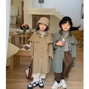 韓国子供服  子供服 アウター　コート　 ベビー服 長袖  ロングジャケット トップス 男女兼用2色