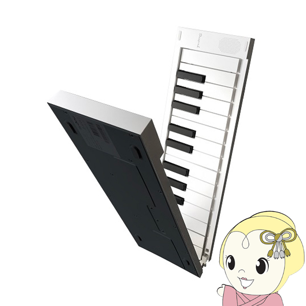 折りたたみ式 電子ピアノ/MIDI キーボード 49鍵盤 TAHORNG ORIPIA49 オリピア49 ホワイト