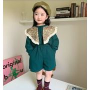人気 韓国子供服 子供服 ベビー服 長袖  2点セット セットアップ シャツ  トップス+ズボン  キッズ服