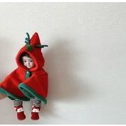 2022秋冬新作  かわいい 韓国子供服   ベビー服   マント  トップス コート  クリスマス  韓国風 73-100