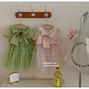2023夏服新作  子供服 可愛い 韓国子供服  ブラウス 韓国風      ベビー服  ワンピース  2色 90-140CM