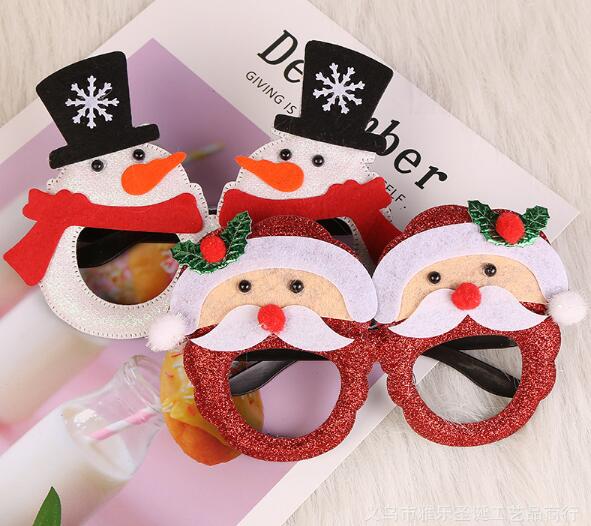 【雑貨】プレゼント　クリスマスグッズ ギフト 飾り物　サンタクロース　眼鏡