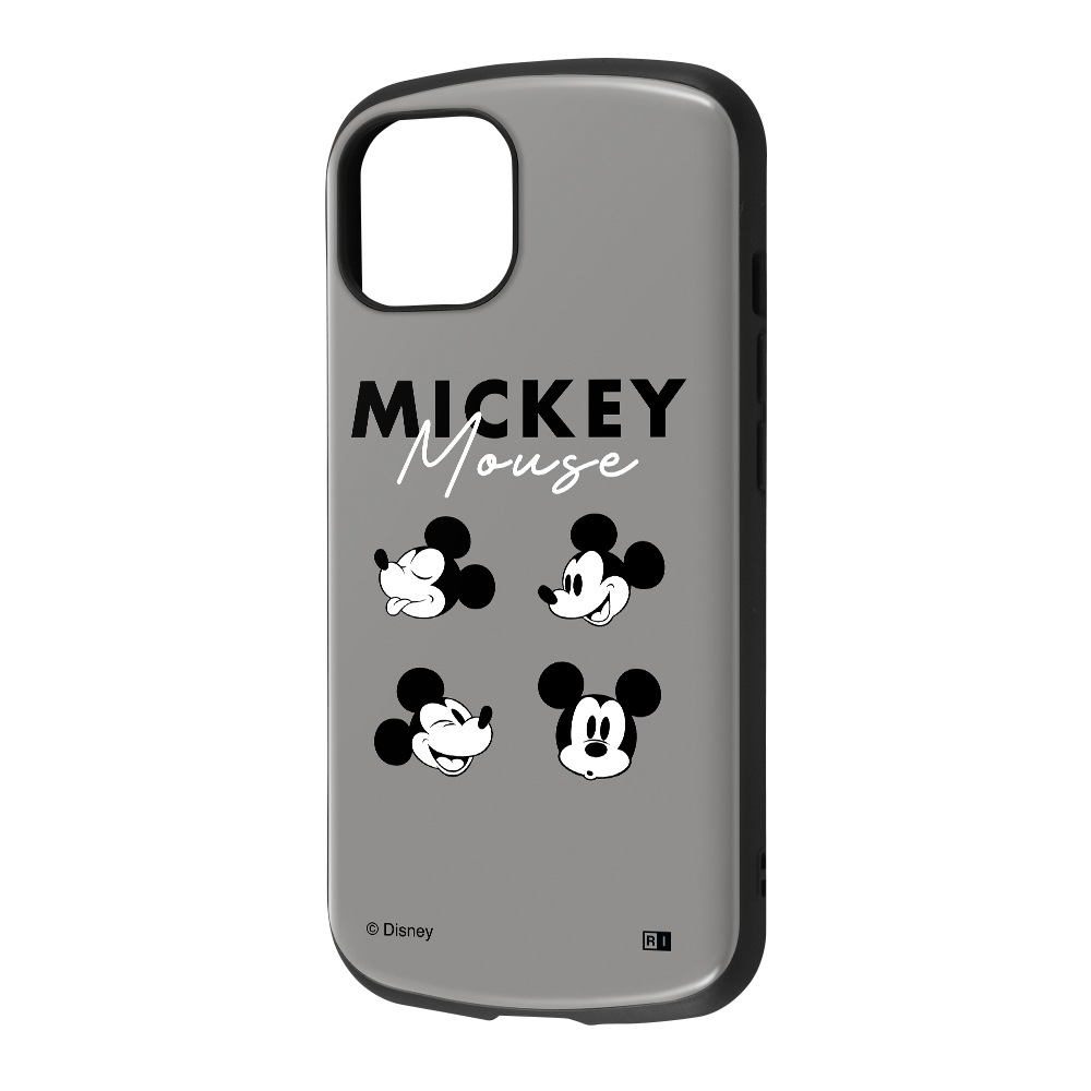 iPhone 14 / 13 ディズニー/耐衝撃ケース MiA/ミッキーマウス_フェイス