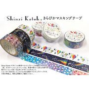 Shinzi Katoh きらぴかマスキングテープ15mm １０種【2022_9_9発売】
