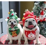 クリスマス  小型犬服 かわいい   ペット用 ペット用品 犬用帽子  犬用よだれかけ  ネコ雑貨