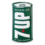 エンボス看板【7UP-CAN】セブンアップ