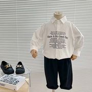 【2022秋新作】韓国風子供服 ベビー服 男女兼用　カジュアル 長袖　トップス　シャツ