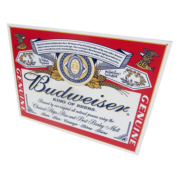Budweiser バドワイザー ブリキ看板 CLCL◇店頭引取限定