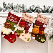クリスマス靴下 プレゼント袋  ギフトバッグ クリスマスツリー飾り 壁掛け 玄関飾り  クリスマス
