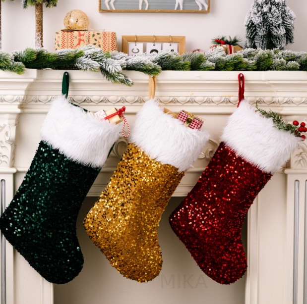 クリスマス プレゼント袋  ギフトバッグ 壁掛け  クリスマスツリー飾り クリスマス靴下  玄関飾り