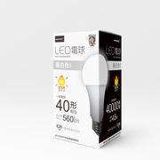 HIDISC　LED電球　一般電球40W形相当　昼白色  HDLED40W5000K