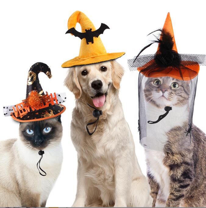 ハロウィン     ペット用品  　ペットの装飾   ハット  猫と犬ハロウィンデコレーション