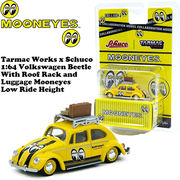 Tarmac Works x Schuco 1:64 MOON Volkswagen Beetle With Roof Rack & Luggage 【ムーンアイズ】ミニカー