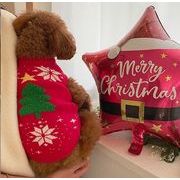秋冬人気 犬服 ペット 服クリスマス 小型犬服 超可愛い ペット用品 ニットセーター 犬猫兼用　ネコ雑貨