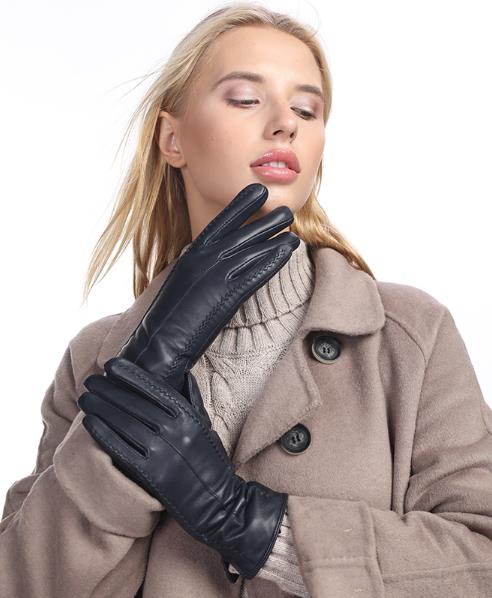 人気  手袋/コスプレ フェイクレザーショートグローブ 　防寒 シンプル　ファッション男女兼用11色