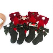 クリスマス　靴下 子供 ソックス ベビー　キッズ ファッション 秋冬　通気性良い