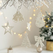 クリスマスツリーの飾り　装飾品　クリスマスの装飾　ストラップ 　サンタ