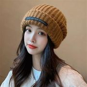秋冬毛帽子柔らかい軽くて暖かいハット韓国ファッション帽子