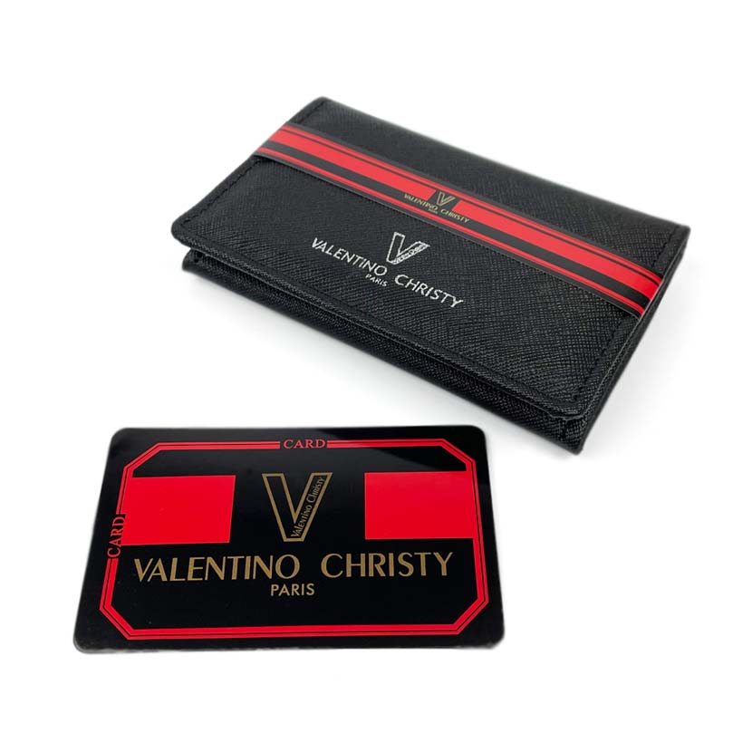 VALENTINO 本革　名刺入れ　カードホルダー VALENTINO CHRISTY バレンチノクリスティ PUレザー 名刺入れ カード