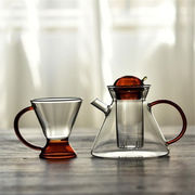 クーポン適用OK INSスタイル ガラスポット 茶煮 花茶壺 アイデア 高ホウケイ酸ガラス レトロ セット