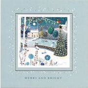 グリーティングカード クリスマス「Merry and Bright」 メッセージカード
