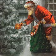 グリーティングカード クリスマス「プレゼントをツリーの下に」 メッセージカード