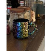 人気のあるデザイン INSスタイル 星 陶磁器カップ マグカップ 洗練された カラフル 大容量 水カップ