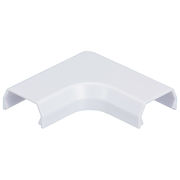 モール用曲がり　２号　ホワイト　２Ｐ