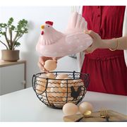 レストラン振り子 卵バスケット 持ち運び可能 雌鶏蛋収納かご 家庭用 果物バスケット 物置バスケット